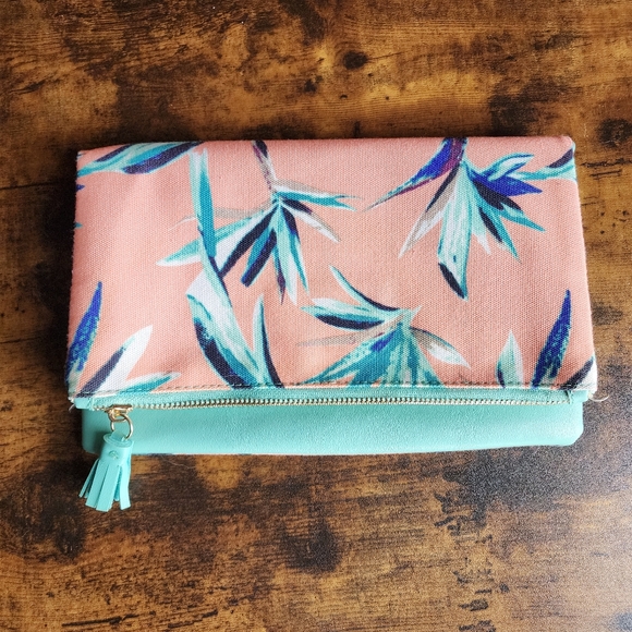 Rachel Pally Floral Clutch with Tassel Zipper - Picture 1 of 3